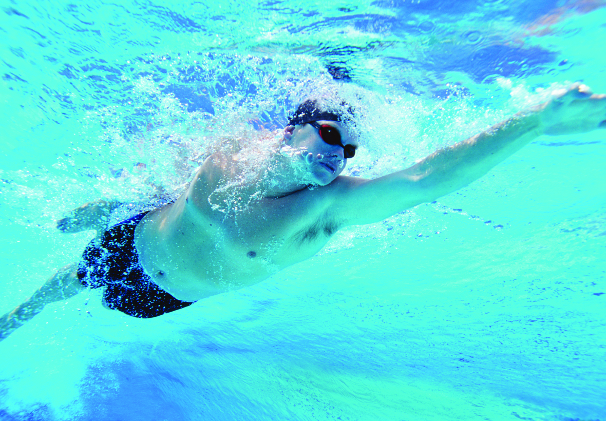 Swimming efficiently by reducing resistance - Bluffton Sun